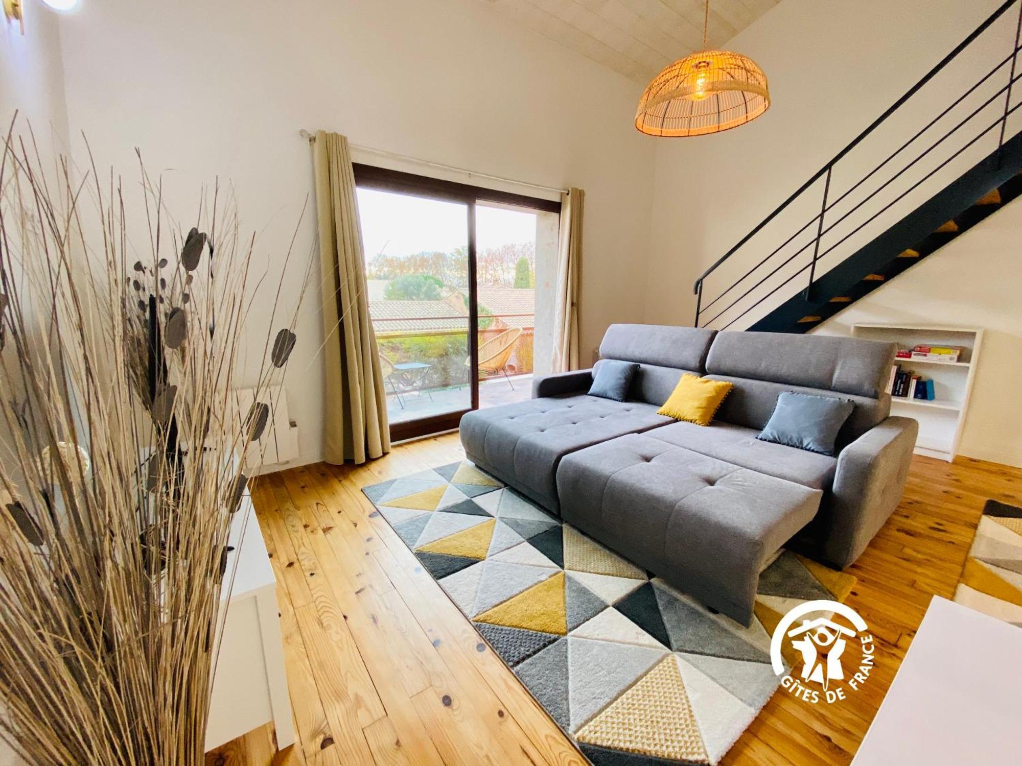 Loft Cocon Climatise - Imprenable Vue Sur Le Chateau Comtal Каркассон Экстерьер фото